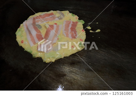 大阪的御好燒：新鮮出爐的御好燒 125161003