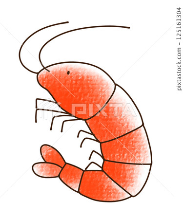 寬鬆簡單的蝦子模擬風格 寬鬆簡單的蝦子模擬風格 125161304