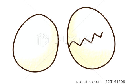 Loose and simple egg analog style 125161308