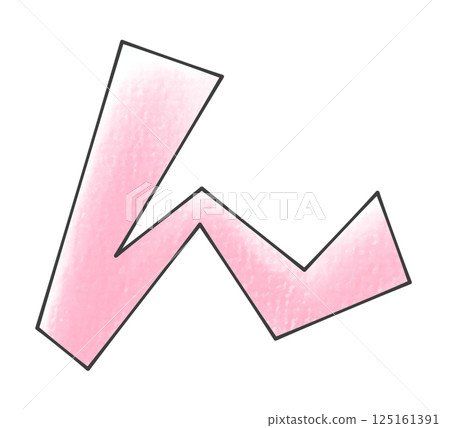 Triangular base design "n" analog style Triangular base design "n" analog style 125161391