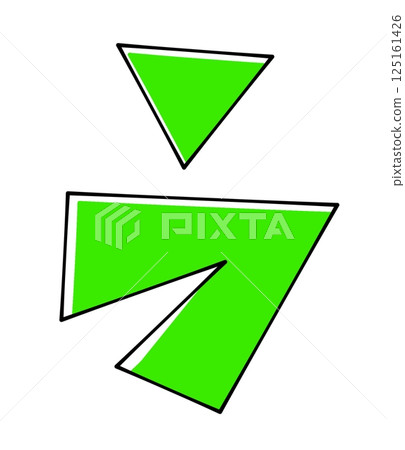 三角形設計，純色“U” 125161426