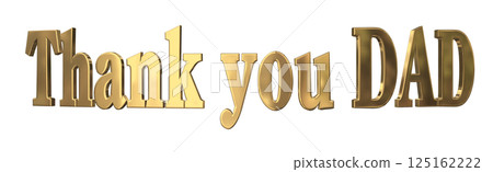 3DCG characters "Thank you DAD" Father's Day 3DCG characters "Thank you DAD" Father's Day 125162222
