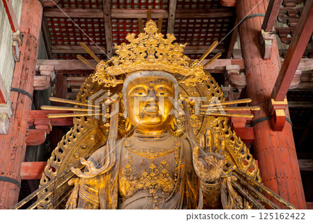 Nara, Kegon sect head temple, Todaiji Temple, Great Buddha Hall, Nyoirin Kannon Nara, Kegon sect head temple, Todaiji Temple, Great Buddha Hall, Nyoirin Kannon 125162422