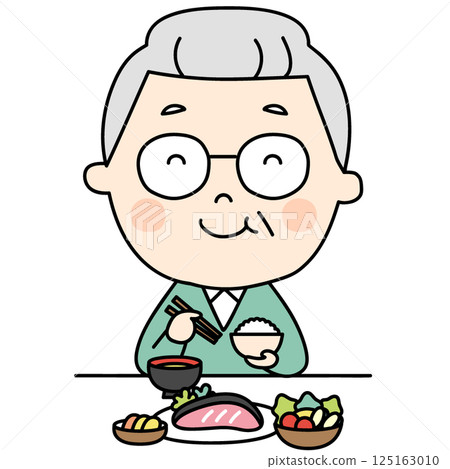 爺爺吃飯 125163010