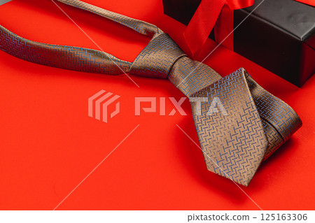Celebrate father's day with a stylish tie gift for him on his special day Celebrate father's day with a stylish tie gift for him on his special day 125163306