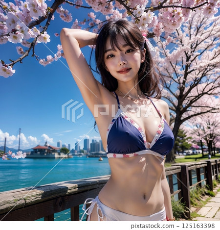 Blown by the wind, innocent 125163398