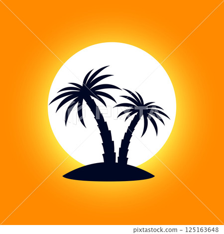 Tropical Palm Tree Tropical Palm Tree 125163648