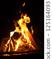 Bonfire flame 125164093