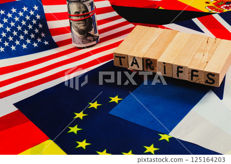 Tariffs and trade dynamics impact on USA and Europe 125164203