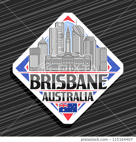 Vector logo for Brisbane Vector logo for Brisbane 125164407