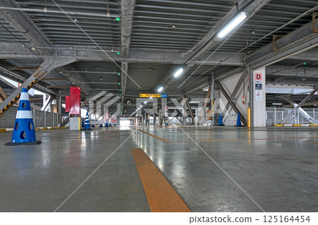 Shopping mall parking lots (indoor parking lots) 125164454