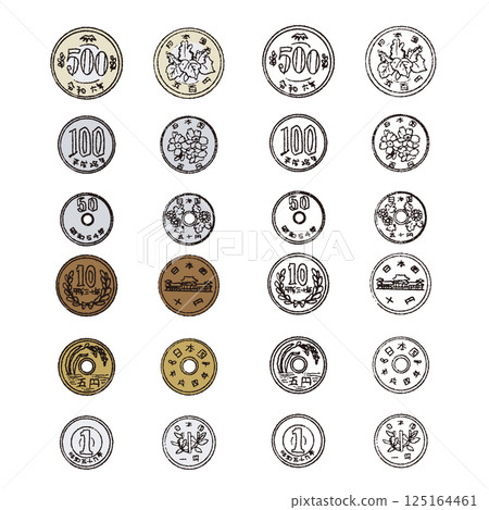 日本硬幣套裝 125164461