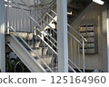Apartment mailbox and stairs 125164960