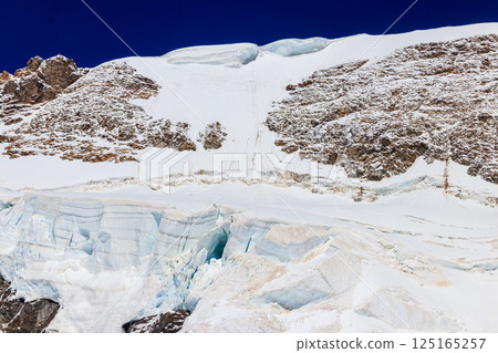 Permafrost snow high in the Swiss Alps Permafrost snow high in the Swiss Alps 125165257