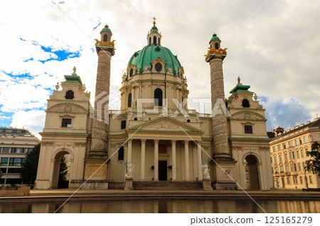 St. Charles's Church (Karlskirche) in Vienna, Austria St. Charles's Church (Karlskirche) in Vienna, Austria 125165279