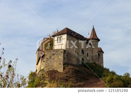Medieval castle in Burgdorf, Switzerland 125165298