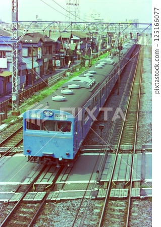 During the JNR era, 103 series on the Keihin-Tohoku Line, Kamata-Kawasaki, May 15, 1978 During the JNR era, 103 series on the Keihin-Tohoku Line, Kamata-Kawasaki, May 15, 1978 125166077