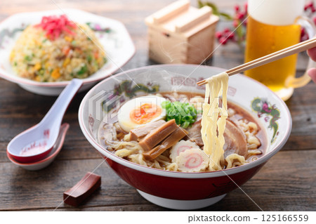 soy source ramen soy source ramen 125166559