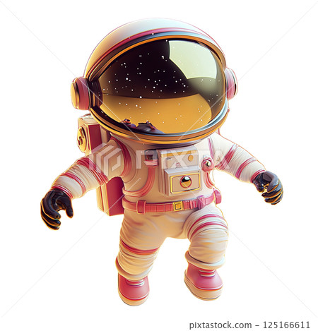 colorful astronaut in space suit, exploring cosmos with joy colorful astronaut in space suit, exploring cosmos with joy 125166611