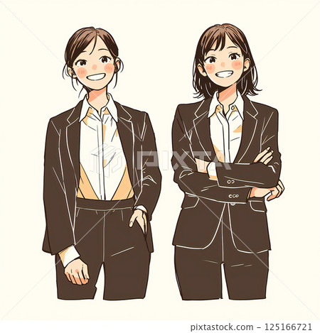 Female business person with arms folded 125166721