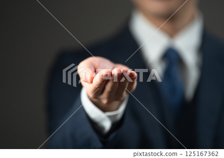 Young man in a suit Business image 125167362