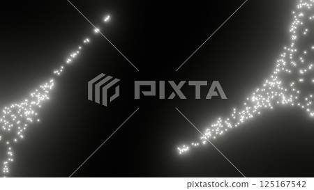 A fantastic background illustration of many light particles flowing in a streamlined shape 1 A fantastic background illustration of many light particles flowing in a streamlined shape 1 125167542