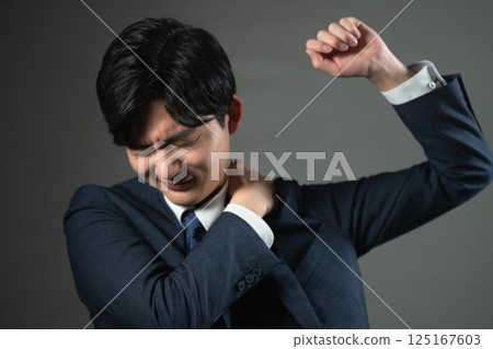 Young man in a suit Business image 125167603