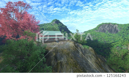 Chinese style building 125168243