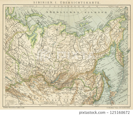 Early 20th century world map Russia Early 20th century world map Russia 125168672