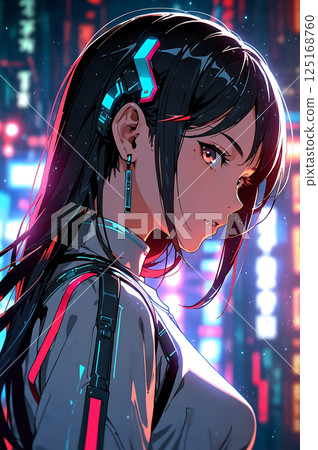 未來女性賽博朋克人工智慧 未來女性賽博朋克人工智慧 125168760