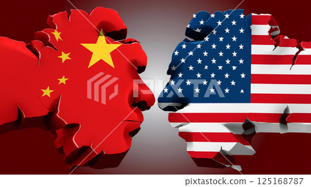 Conflict over economic policies fuels tax war between China and America 125168787