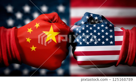 Tensions rise in trade conflict between China and America 125168789