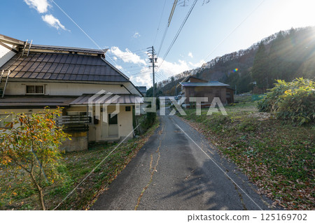 The historic old road "Salt Road" and its surrounding areas 125169702