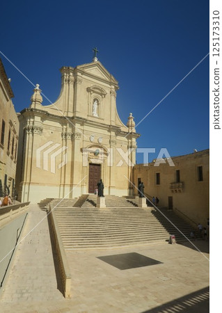 Gozo Cathedral on the island of Gozo in the Republic of Malta 125173310