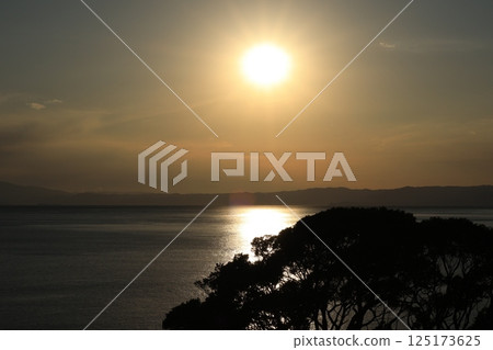 Sunset view from Enoshima Sunset view from Enoshima 125173625