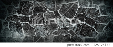 Old tile wall texture background 125174142