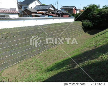 The remains of the inner gate moat of Kawagoe Castle in Kawagoe City 125174231