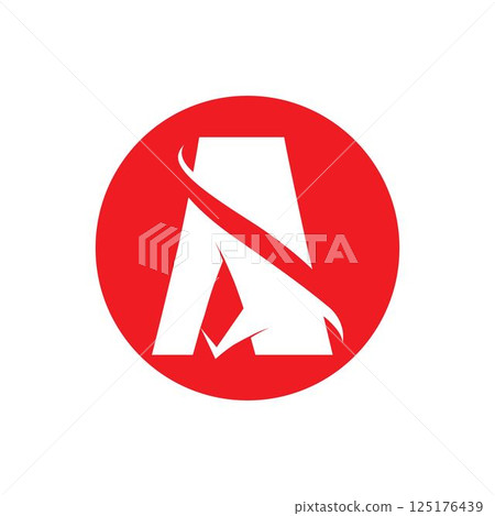 A Letter Logo Business Template A Letter Logo Business Template 125176439