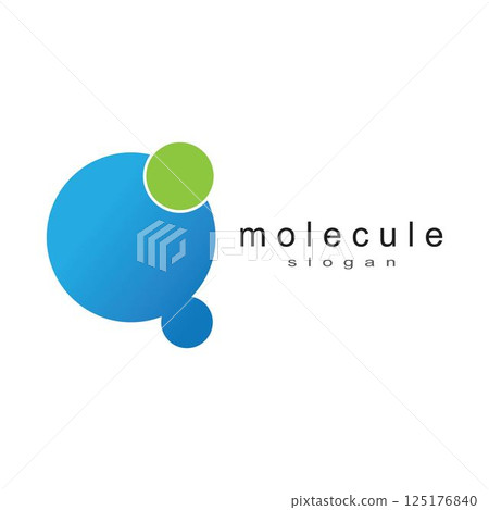 Molecule logo template Molecule logo template 125176840