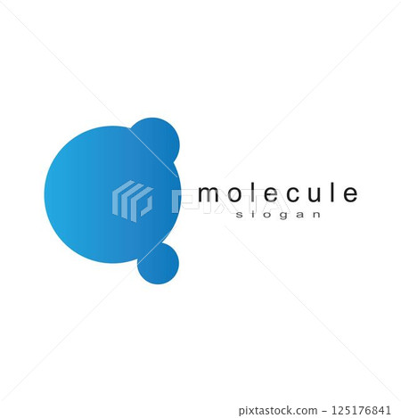Molecule logo template Molecule logo template 125176841