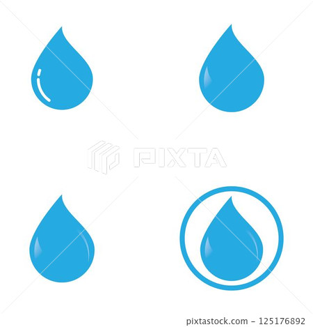 water drop Logo Template vector 125176892