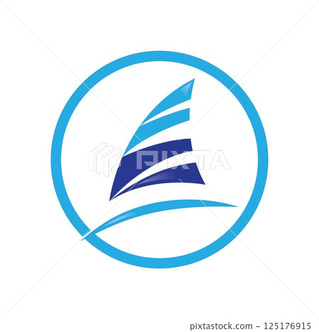 cruise ship Logo Template cruise ship Logo Template 125176915