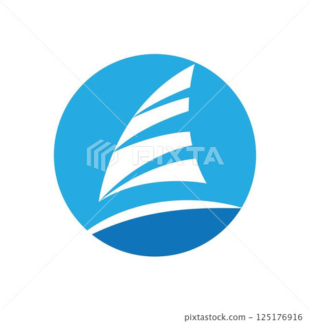 cruise ship Logo Template 125176916