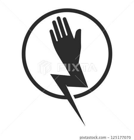 Hand strong vector icon-插圖素材 [125177070] - PIXTA圖庫