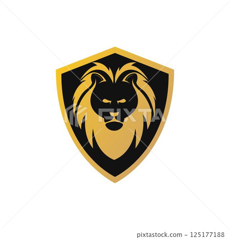 Lion Head Logo vector Lion Head Logo vector 125177188