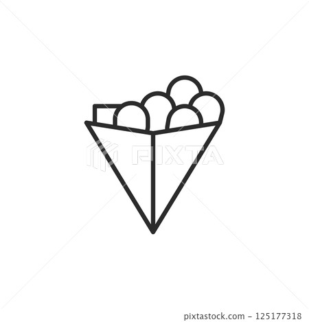 Fast Food Icon Fast Food Icon 125177318