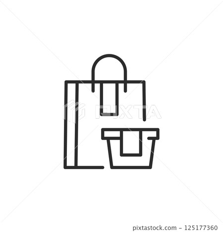 Grocery Bag Icon 125177360