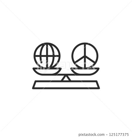Peace Balance Icon Peace Balance Icon 125177375