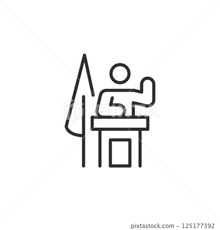 President Icon 125177392