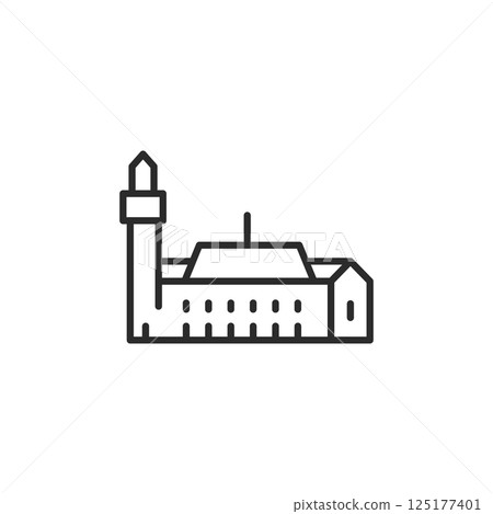 Government building icon 125177401